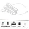 2pcs RJ11 to RJ45 Adapter 4 Pin Phone Line to Ethernet Converter 8P8C Telephone Extension Cable for Supply Compatible with Landline Telephones view 4