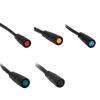KUN SR Connector 2/3/4/5/6 pin Cable Water Proof Connector for Electric Bike Baf/*ANG Display pin Optional Cable 20 cm Wire(M6 Female 20CM,5 PCS_4P) view 1