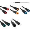 KUN SR Connector 2/3/4/5/6 pin Cable Water Proof Connector for Electric Bike Baf/*ANG Display pin Optional Cable 20 cm Wire(M8 Male Female,20 PCS_4P) view 1