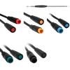 KUN SR Connector 2/3/4/5/6 pin cable water proof connector for electric bike Baf/*ang display pin optional cable 20 cm wire(M6 Male Female,5 PCS_2P) view 1