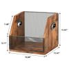 GLigeT CD Rack CD Storage Box Case Music Album Record Storage Holder Comics Books Display Rack Multifunctional Desktop Organizer Disc Rack view 2