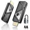 Wireless HDMI Transmitter and Receiver, 4K Decode 1080P Portable Wireless HDMI Kit, 2.4/5GHz Plug & Play, for Streaming Video and Audio to Monitor from Laptop/Pc/Tv Box view 1