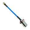 bodateng LIHUA N Female Jack Bulkhead to SMA Male pl/UG Connector RG405 RG-405 Semi Flexible Coaxial Cable .086" 50ohm Blue(50cm) view 3
