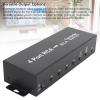 Bewinner 4 Port AV to HDMI Converter, Audio Video Switcher Selector 4:3 16:9 16:10 Supported, 1080P AV for VHS VCR DVD Player (US Plug) view 2