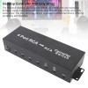 Bewinner 4 Port AV to HDMI Converter, Audio Video Switcher Selector 4:3 16:9 16:10 Supported, 1080P AV for VHS VCR DVD Player (US Plug) view 3