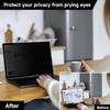 ANTOGOO V 2 Pack Privacy Screen Compatible with 2019 MacBook Pro 16 Inch Screen Protector (A2141), Anti Blue Light Glare & Anti Scratch Computer Privacy Shield for Mac Pro 16.1" view 4