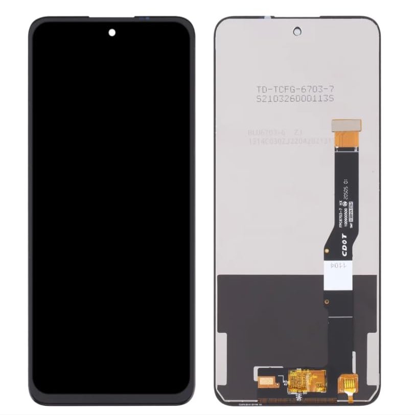Touchscreen for TCL 20L / 20L+/ 20 Lite T774H T774B T775H T775B LCD Screen Display Digitizer Full Assembly Mobile Phone Replacement