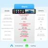 4K Rear View Mirror Camera with Carplay & Android Auto: 11.26" Smart Touch Screen Mirror Dash Cam Front and Rear with Voice Control, Parking Monitor, Reverse Assist for Car Truck SUV Van (64GB Card) view 2