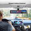 4K Rear View Mirror Camera with Carplay & Android Auto: 11.26" Smart Touch Screen Mirror Dash Cam Front and Rear with Voice Control, Parking Monitor, Reverse Assist for Car Truck SUV Van (64GB Card) view 4