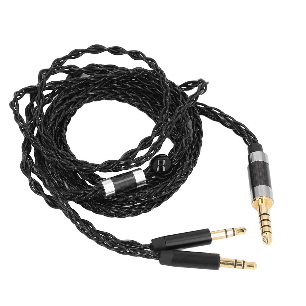 goodstumbler 4.4mm Balanced Silver Plated Headphone Cable for Denon AH D600 D7200 D7100 D9200 D5200, Meze 99 Classics, Focal Elear 2M / 3.9ft Replacement Upgrade Cable