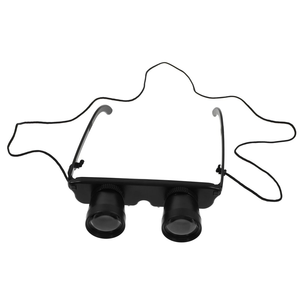 Angoily Professional Binocular 3X Head-Mounted Telescope Harness for Fishing Concerts Travel