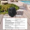 STUDIOFINIX 4" Rock Speakers Outdoor Waterproof - 5.3 Bluetooth Wireless Speaker Solar Powered Max Peak 160W for Garden,Patio,Deck,Pool,Backyard (Gray 1 Pair) view 2
