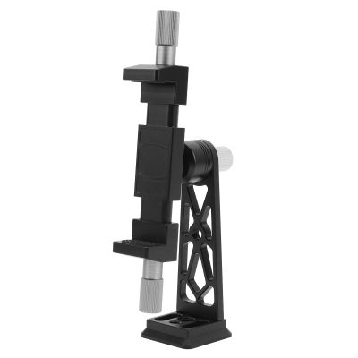 360 Smartphone Adapter Metal Vertical Horizontal Phone Clamp Rotatable Phone Holder Clip for Photography Live Streaming Video Bird Watching Cell Phone Tripods
