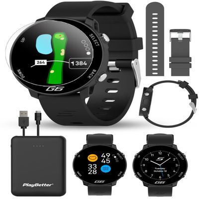 Shot Scope G6 Golf GPS Watch PlayBetter Bundle