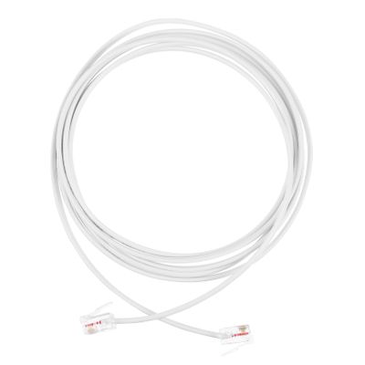 Angoily 2m Telecommunication Accessories Long Landline Cable Thick Foil Shielded for Phone Line