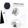 Angoily 5PCS Webcam Privacy Cover for Laptops Ultra Thin Lens Shield Dustproof Webcam Sticker for Desktop and Tablet Use Compatible HD Cameras view 2