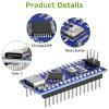 YELUFT 5pcs Nano V3.0 Board with USB Cable ATmega328P MCU CH340G USB to Serial Chip 5V 16M Microcontroller Compatible with Arduino IDE(Soldered, Type-C Port) view 3