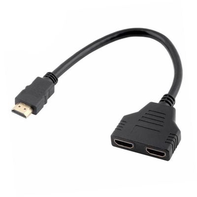 Angoily Splitter Video Adapter for Dual Monitors to Video Amplifier High-Resolution Images