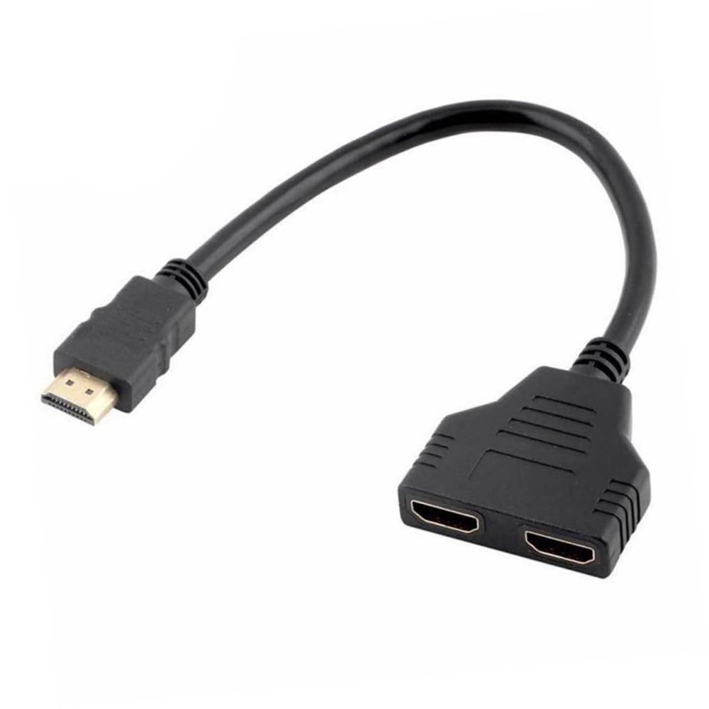 Angoily Splitter Video Adapter for Dual Monitors to Video Amplifier High-Resolution Images
