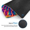 Color tie-dye Mousepad with Anti-fray Stitching, Comfortable Gaming Mousepad with Non-Slip Rubber Base, Waterproof Computer Mousemat Washable Mousepads for Laptop 10 x 12 inch view 3