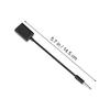 3PCS USB to 3.5MM Aux Audio Cable for 12V Vehicle MP3/CD Player Compatible Black view 2