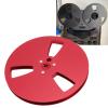 1/4 inch 7-inch Empty Tape Reel, Aluminum Alloy Universal Open Reel for ReVox, Studer, and Other Tape Machines (Red) view 1