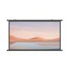 30" 40" 50" 60" 72" Projection Screen 4K HD Home Theater Projector Screen Manual Pull Down Movie Screen for Indoor Outdoor, Anti-Crease, Easy Roll Up, Home Theater Projection Screen(Black 30",4:3) view 1