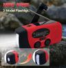 Emergency Weather Radio, Solar Hand Crank Radio AM/FM NOAA 2000mAh Red view 2