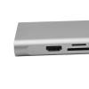 11 in 1 USB C Hub, HD Multimedia Docking Station, VGA PD 5Gbps Data Transmission, RJ45 Ethernet Port, Fast Charging, Card Reader, Aluminum Alloy Material, Compatible with Multip view 4