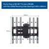 ADPVRLUQ Long Arm TV Wall Mount Bracket Corner Full Motion Tilt-Swivel for 26-55 Inch LCD LED 4K Flat Screen TV Large Capacity 66 Lbs view 4