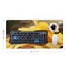 Gaming Mouse Pad Desk Mat Large Size Mouse Pad Potato Chips LED Mouse Pad Non-Slip Base Waterproof Desktop Writing Pad for Office and Home view 2