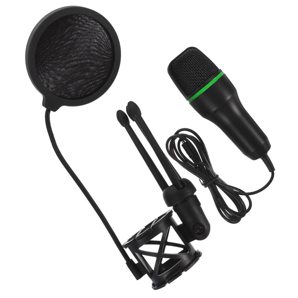Mikinona Gaming Microphone Bracket Condenser USB Mic for Laptop Noise Reduction for Streaming