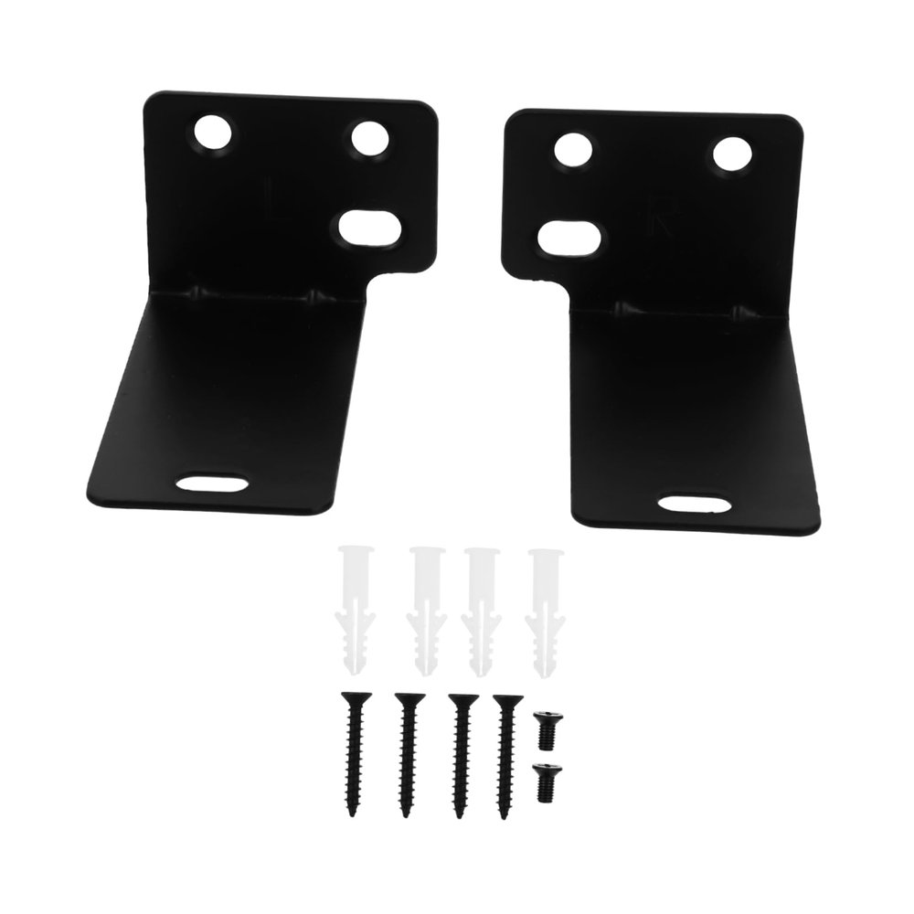 HOLIDYOYO 1set Wall Speaker Rack for Heavy-Duty Wall Audio -Saving Design Easy Installation Compatible Rooms