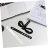 Angoily 20pcs Reusable Silicone Cable Ties Wire Organizers for Desk Home Office and Travel Cord Management Straps and Cables and Wires view 3