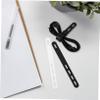 Angoily 20pcs Reusable Silicone Cable Ties Wire Organizers for Desk Home Office and Travel Cord Management Straps and Cables and Wires view 4