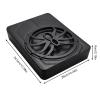 2025 10" 800W Car Component Subwoofers, Powered Truck Subwoofer with Amplifier | Ultra-Thin 10 Inch Sub with Blue LED Ambient Light for Cars & Trucks view 4