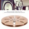 1/4 7 Inch Empty Reel Tape, 8 Holes Aluminum Alloy Open Reel Sound Tape Empty Reel for Reel to Reel for Studer, Stable and Rugged (Gold) view 2