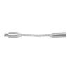 Vvikizy USB C to 3.5mm Headphone Adapter Silver Plated Copper 384KHZ 32 Bit USB C to 3.5mm Sound Dongle Cable Cord for S24 S23 S22 view 1