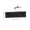Gadpiparty Wired USB Keyboard with Numeric Keypad Compact Electronic Keyboard for Laptop and Desktop Use High Response and Stable Performance for Applications view 2