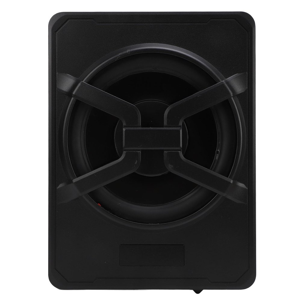 aqxreight Under SubwooferCar T 10 I 800W Slim Under Subwoofer with Amplifier Under Powered Car Truck Active Subwoofer Remote Control Colourful Ambient Light with App Control an