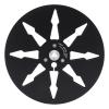 1/4 7 Inch Empty Reel Tape, 8 Holes Aluminum Alloy Open Reel Sound Tape Empty Reel for Reel to Reel for Studer, Stable and Rugged (Black) view 1