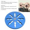 1/4 7 Inch Sound Tape Empty Reel, Aluminum Open Reel Sound Tape Empty Reel with 8 Hole for Studer Reel to Reel Tape Players, No Drilling Required (Blue) view 3
