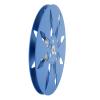 1/4 7 Inch Sound Tape Empty Reel, Aluminum Open Reel Sound Tape Empty Reel with 8 Hole for Studer Reel to Reel Tape Players, No Drilling Required (Blue) view 4