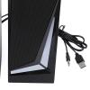 1 Pair Computer Speakers 2 Inch Full Range Unit USB RGB 7 Dynamic Light Effects Laptop Speaker with 3.5mm Port for Desktop Computer view 3
