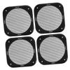 BUGUUYO 4pcs Audiosquare Square Speaker Grill Covers Black Decorative Mesh Frame for Car Audio Dust Guard and Enhanced Sound Clarity view 1