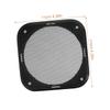 BUGUUYO 4pcs Audiosquare Square Speaker Grill Covers Black Decorative Mesh Frame for Car Audio Dust Guard and Enhanced Sound Clarity view 2