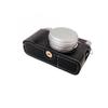 KSNWZ Leather Camera Half Case for Fujifilm X100VI, Retro Style Camera Case, Anti-Scratch and Wear-Resistant, Camera Case with Flip Case Cover Shoulder Strap,Black view 2