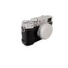 KSNWZ Leather Camera Half Case for Fujifilm X100VI, Retro Style Camera Case, Anti-Scratch and Wear-Resistant, Camera Case with Flip Case Cover Shoulder Strap,Black view 3