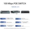 ZOZ03Y0 POE Switch 4/8/16 Ports 100/1000 Mbps Gigabit Network Ethernet 802.3 AF/at VLAN RJ45 Switch for IP Camera/Wireless AP/NRV(Black) view 2