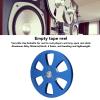 1/4 5 Inch Empty Reel to Reel Tape, 6 Hole Aluminum Alloy Reel Sound Recording for Open Reel Sound Deck, Opening Machine Parts (Blue) view 2